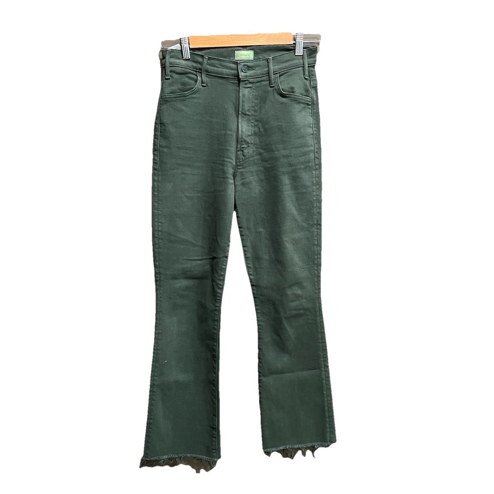 Mother Green Second Chance The Hustler Ankle Fray Women's Jeans Size 27